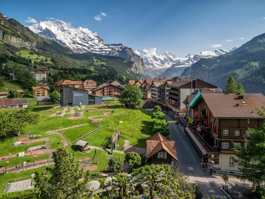 Hotel Schoenegg Wengen Habitación foto